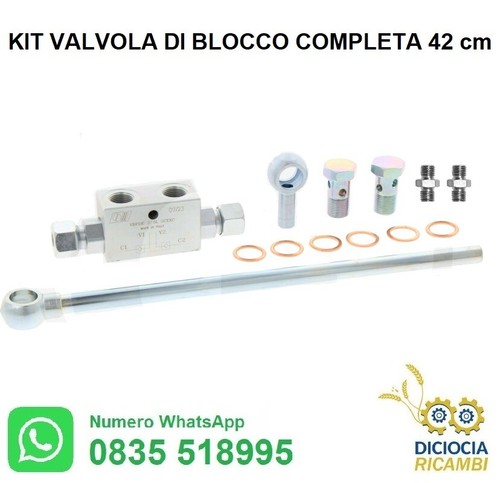 Kit valvola blocco 8 - kit, 3/8
