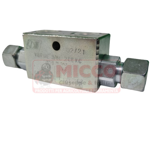 Valvola blocco doppio - blocco,