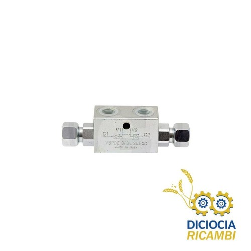 Valvola blocco 8 doppio - blocco,